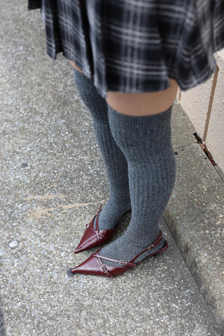 kitten heel slingback