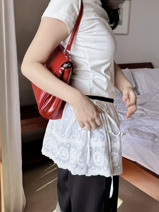 lace ribbon skirt