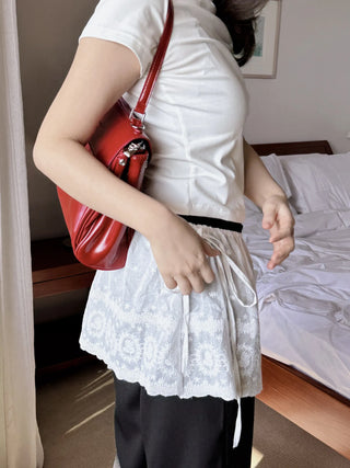 lace ribbon skirt