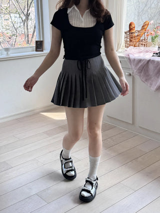 ribbon platform sandals