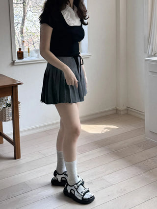 ribbon platform sandals