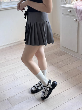 ribbon platform sandals