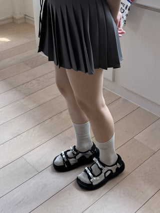 ribbon platform sandals