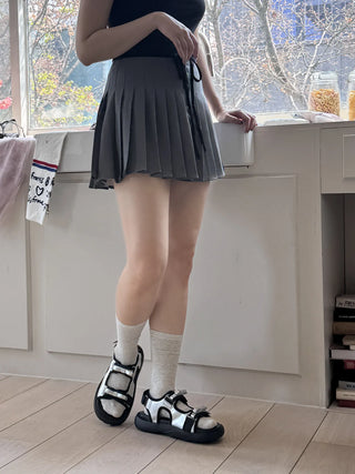 ribbon platform sandals