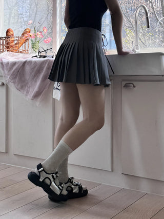 ribbon platform sandals