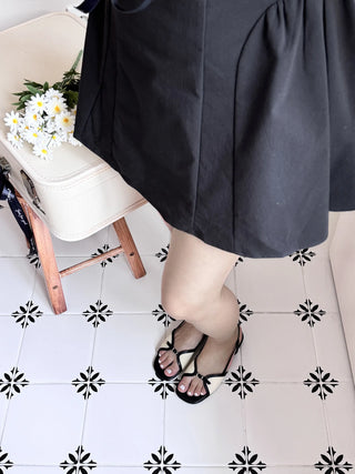 slingback flat sandals