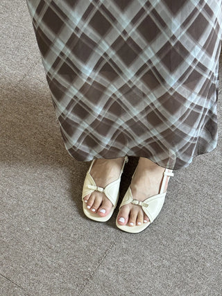 slingback flat sandals