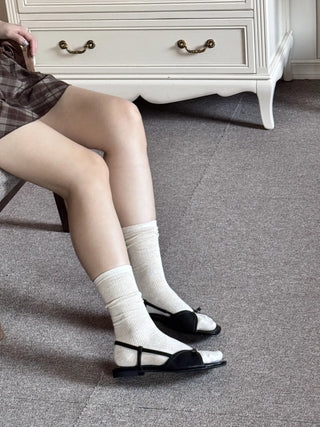 slingback flat sandals