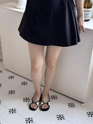 slingback flat sandals