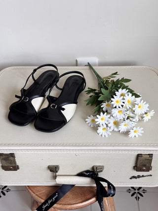 slingback flat sandals