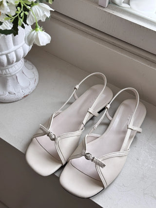 slingback flat sandals