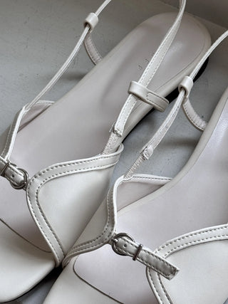 slingback flat sandals