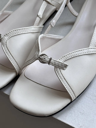 slingback flat sandals