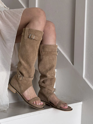 sandal long boots