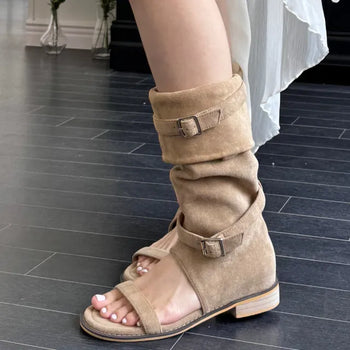 sandal long boots