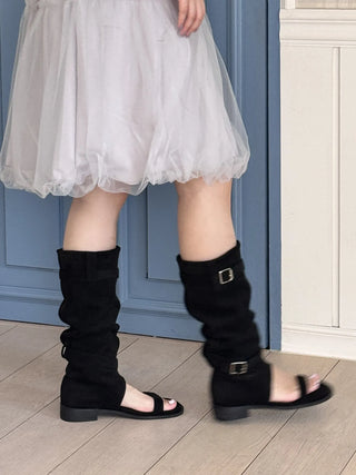 sandal long boots