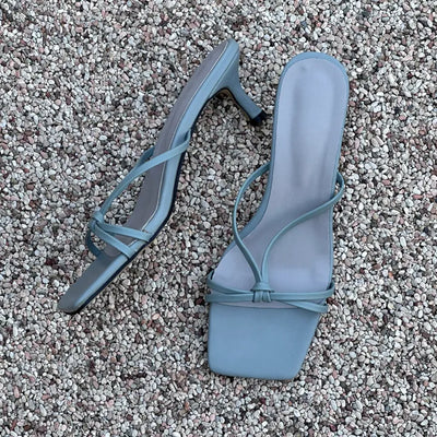 twist strap sandals