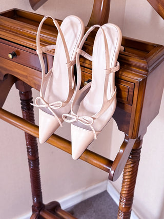 ribbon slingback