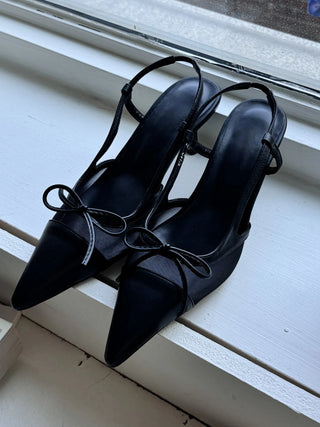 ribbon slingback