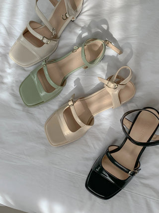 square sandals