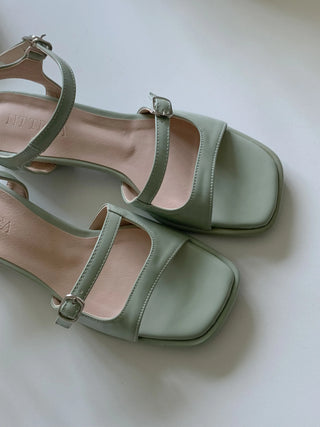 square sandals