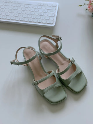 square sandals