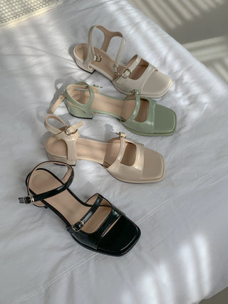 square sandals