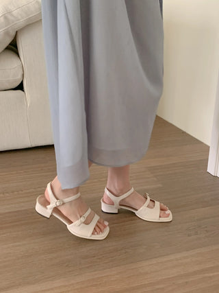 square sandals