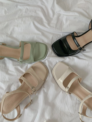 square sandals