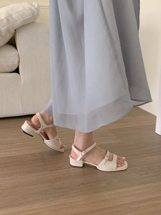 square sandals
