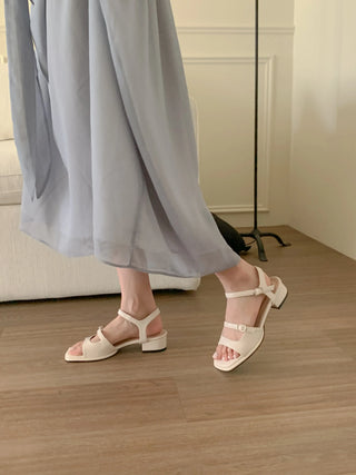 square sandals