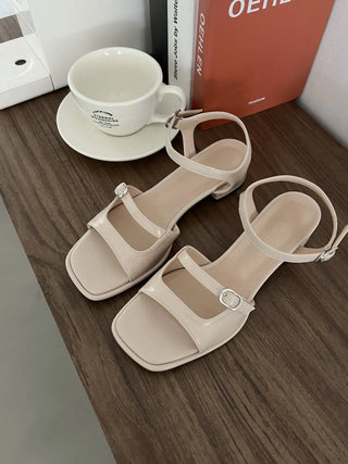 square sandals