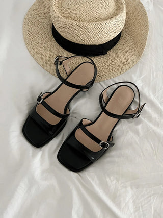 square sandals