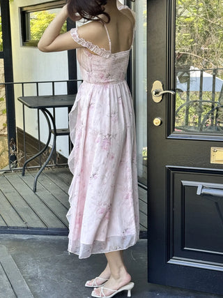 flower bustier dress