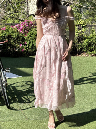 flower bustier dress