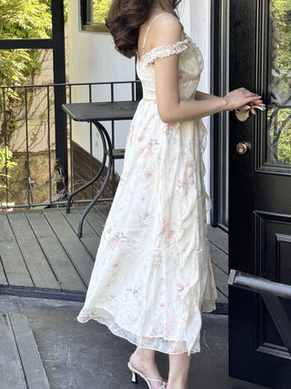 flower bustier dress