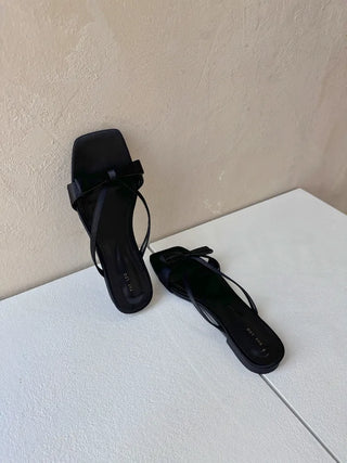 satin ribbon slippers