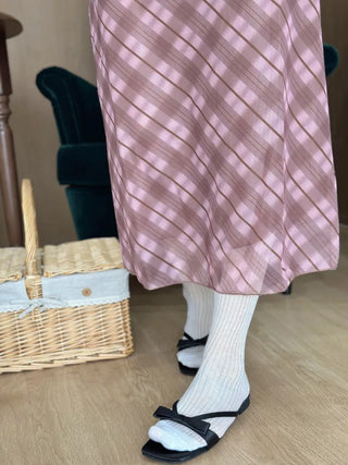 satin ribbon slippers