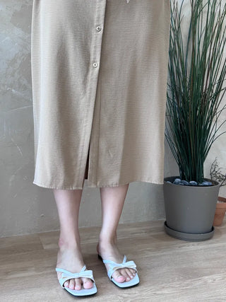 satin ribbon slippers