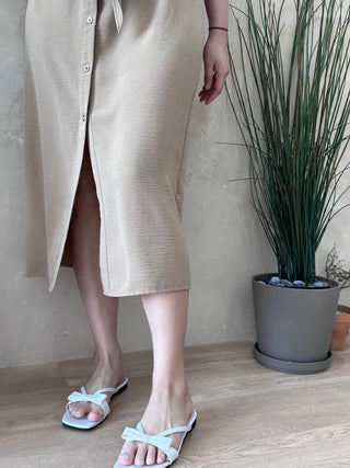 satin ribbon slippers