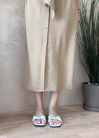 satin ribbon slippers