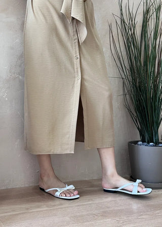 satin ribbon slippers