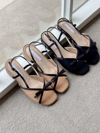 suede flat sandals