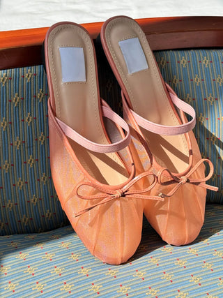 mesh ribbon flats