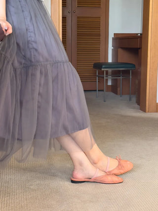 mesh ribbon flats