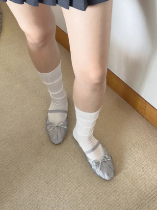 mesh ribbon flats