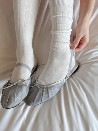 mesh ribbon flats