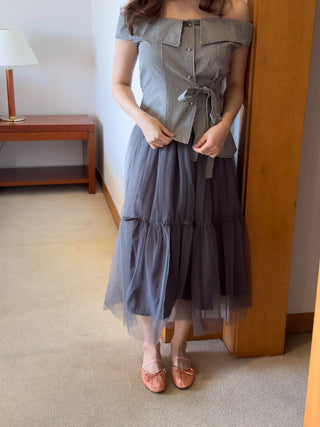mesh ribbon flats