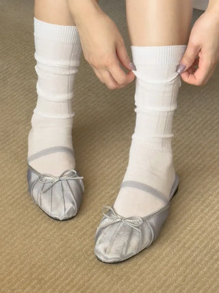 mesh ribbon flats