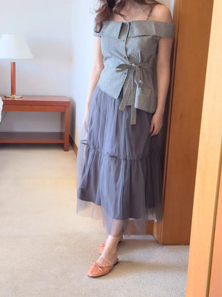 mesh ribbon flats